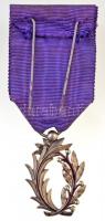 Franciaország 1866-1955. "Francia Akadémiai Pálma Rend Tiszti fokozata" jelzett Ag kitünte...
