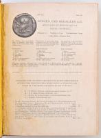 Münzen und medaillen A.G. Svájci érmekatalógus ~30-40. száma egybekötve, 1954-től 1959-ig. Díszes, k...