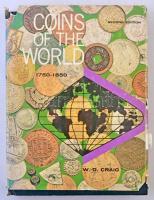 William D. Craig : Coins of the World (A világ érméi). Western Publishing Company, Inc., Racine (Wisconsin, USA), 1971. Második kiadás. A külső borító szakadt, a kötet használt, egyébként szép állapotú.
