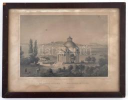 cca 1860 Ludwig Rohbock (1820-1883) - Johann Poppel (1807-1882): Balatonfüred. Pest, Lauffer és Stol...