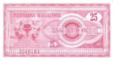 Macedónia 1992 10D, 25D, 50D, 100D, 500D, 1000D, 5000D, 10000D teljes sor T:I,II+ (csak a 25D)