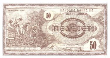 Macedónia 1992 10D, 25D, 50D, 100D, 500D, 1000D, 5000D, 10000D teljes sor T:I,II+ (csak a 25D)