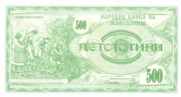 Macedónia 1992 10D, 25D, 50D, 100D, 500D, 1000D, 5000D, 10000D teljes sor T:I,II+ (csak a 25D)
