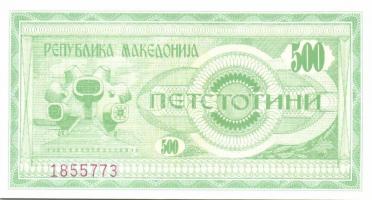 Macedónia 1992 10D, 25D, 50D, 100D, 500D, 1000D, 5000D, 10000D teljes sor T:I,II+ (csak a 25D)