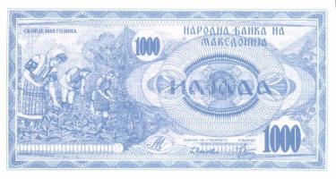 Macedónia 1992 10D, 25D, 50D, 100D, 500D, 1000D, 5000D, 10000D teljes sor T:I,II+ (csak a 25D)