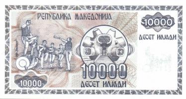 Macedónia 1992 10D, 25D, 50D, 100D, 500D, 1000D, 5000D, 10000D teljes sor T:I,II+ (csak a 25D)