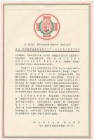 ~1930. A Magyar Bank és Kereskedelmi R.T. tájékoztatója az Új Vöröskereszt-Sorsjegyek jegyzésével kapcsolatban (2x) T:I