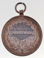 1917. "Károly Ezüst Vitézségi Érem II. osztálya" jelzett Ag kitüntetés mellszalag nélkül. ...