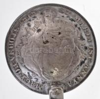 1848KB 10Kr Ag "V. Ferdinánd" Ag(?) kanállá alakítva, a kanál szárán "HUSZÁR" gy...