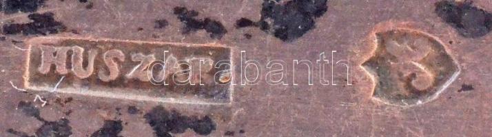 1848KB 10Kr Ag "V. Ferdinánd" Ag(?) kanállá alakítva, a kanál szárán "HUSZÁR" gy...