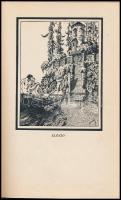 Bacher-Bodrog Pál: Idegen költők. Heine, Béranger, Byron és mások. Jaschik Álmos rajzaival. Bp., 192...