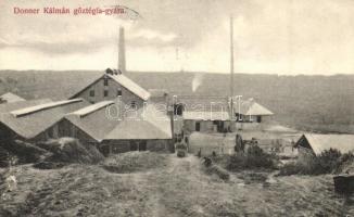 1913 Szécsény, Donner Kálmán Gőztégla gyára, Kiss-féle Apolló műintézet felvétele (EK)