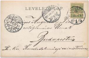 1902 Szőgyén, Szölgyén, Svodín; a magyar-német iskola felépítésének fázisképei munkások és urak csop...