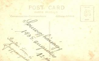 1935 Somogyhárságy, Hangya fogyasztási és értékesítő szövetkezet, kakastollas csendőrök / cooperativ...