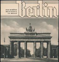 1935 Das Schöne Berlin. Berlin, Berliner Verkehrsverein, 16 p. Fekete-fehér fotókkal, középen hajtásnyommal, német, angol és francia nyelven.