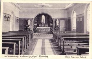 Budapest XII. Zugliget, Jézustársasági Újoncház, Házi kápolna, belső (EK)