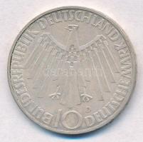 NSZK 1972D 10M Ag "Müncheni Olimpia - Spirál" T:2 
FRG 1972D 10 Mark Ag "Münich Olym...