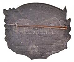 Osztrák-Magyar Monarchia 1914-1918. "K.u.K. RES. F.K.R. No 73" Zn sapkajelvény (36x43mm) T...