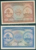 Maldív-szigetek 1960. 1R, 2R, 10R, 20R, 50R, 100R teljes sor T:I