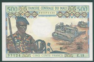 Mali 1973-84. 500Fr T:I