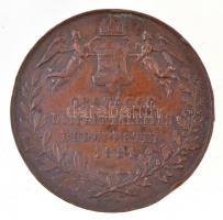 1881. "Országos Nőiparkiállítás Budapesten" Br emlékérem "Knopp J. és Steiner" g...