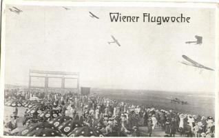 Wiener Flugwoche / Repülő Hét Bécsben / Aviation Week in Vienna, airplanes, crowd. B. K. W. I. 10. (EK)