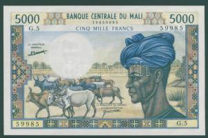 Mali 1972-74. 5000Fr T:I