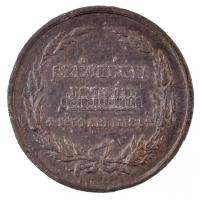 1860. "Széchényi István - 1860 április 8án" ón halotti érem (6,85g/29mm) T:2- ph.
/ Hunga...