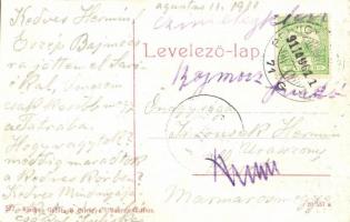 Bajmóc, Bojnice; Gróf Pálffy várkastély kapuja, utcakép. 577. Kiadja Gubits B. Privigyén / castle ga...