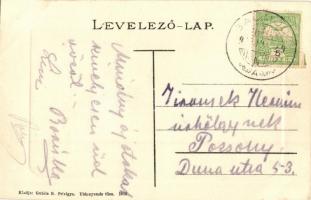 Bajmóc, Bojnice; Gróf Pálffy várkastély nyugati oldala. 1015. Kiadja Gubits B. Privigyén / castle