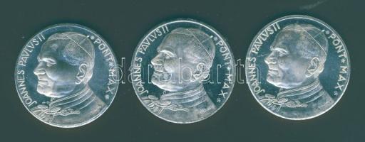 Vatikán 1983. 3klf (sorozat) Ffm érem II. Pál pápáról T:1