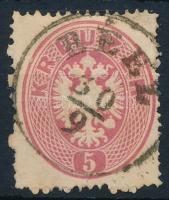 1863 5kr BÉEL (Gudlin 300 p)