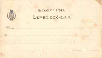 1896 (Vorläufer!!) Fenyőháza, Lubochna; Posta és távirda hivatal / post and telegraph office. Art No...