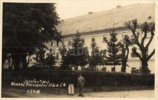1927 Josefov n. Met, Jaromer, Josefstadt; Divisni Proviantni Sklad c. 4. / Divisional Quartermaster Warehouse. Foto K. Jech (EK)