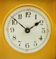 cca 1880-1900 Régi francia utazóóra. Arab számos, percbeosztásos porcelán számlap. Működő szerkezett...