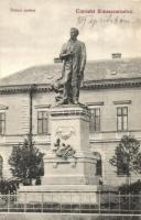 Rimaszombat, Rimavska Sobota; Tompa Mihály szobor. Lévai Izsó kiadása / statue (EK)