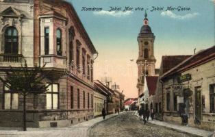 Komárom, Komárno; Jókai Mór utca, üzlet. L. H. Pannonia / street view, shop (EK)