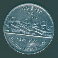 1961. "100 éves az Óbudai Szeszgyár" nagyalakú Ffm emlékplakett T:2+