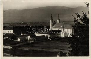 Csíksomlyó, Sumuleu Ciuc - 4 db régi városképes lap, ebből 3 fotó / 4 pre-1945 town-view postcards, ...