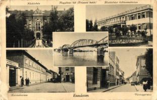Komárom, Komárno - 7 db régi városképes lap / 7 pre-1945 town-view postcards
