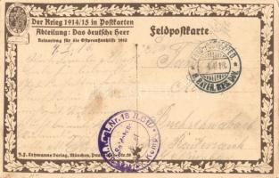 Weltkrieg 1914-1915. Handgemenge / WWI Austro-Hungarian K.u.K. soldiers, close combat. s: Anton Hoff...