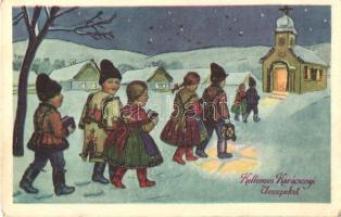 30 db régi üdvözlőlap (Húsvét, Karácsony, Újév, Ünnepek) / 30 pre-1945 greeting cards (mainly Easter...