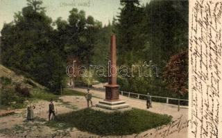 1903 Körmöcbánya, Kremnitz, Kremnica; Zólyomvölgyi 1849-es honvéd szobor, emlékmű / 1849 Heroes monument