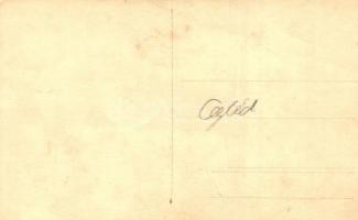 Cegléd, B. Molnár Erzsébet szülészeti és női kórház, nővérek és orvosok - 3 db régi fotó képeslap / ...