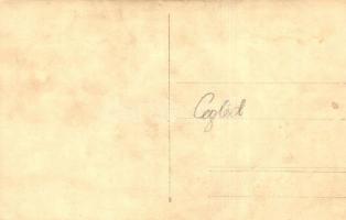 Cegléd, B. Molnár Erzsébet szülészeti és női kórház, nővérek és orvosok - 3 db régi fotó képeslap / ...