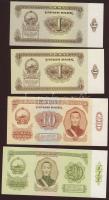 Mongólia 1966, 1981-83. 1T(1966), 1T(1983), 10T(1981), 20T(1981) T:I