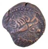 Kelták Kr. e. ~II. század Br érme, Kapos-völgyi típus (8,82g) T:2-,3 Celtic Tribes ~2nd century BC Br coin, Kapos-völgy type (8,82g) C:VF,F
