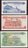 Mauritius 1967. 5R, 10R, 25R, 50R teljes sor T:I
