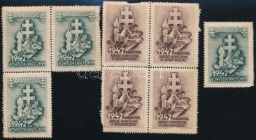 Honvédkarácsony adománybélyegek és kísérőlevél