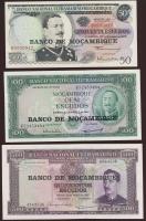 Mozambik 1976. 50E, 100E, 500E, 1000E teljes sor T:I